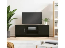 vidaXL TV-Schrank Schwarz 102x30x37,5 cm Holzwerkstoff
