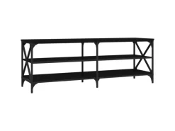 vidaXL TV-Schrank Schwarz 140x40x50 cm Holzwerkstoff