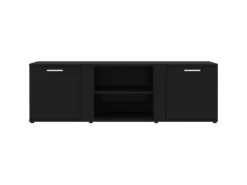 vidaXL TV-Schrank Schwarz 120x34x37 cm Holzwerkstoff