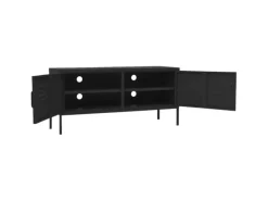 vidaXL TV-Schrank Schwarz 105x35x50 cm Stahl Modell 1