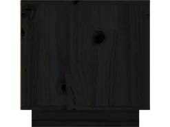 vidaXL TV-Schrank Schwarz 156x40x40 cm Massivholz Kiefür