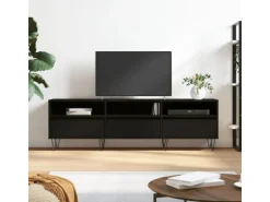 vidaXL TV-Schrank Schwarz 150x30x44,5 cm Holzwerkstoff Modell 5