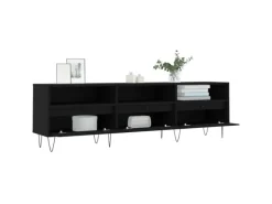 vidaXL TV-Schrank Schwarz 150x30x44,5 cm Holzwerkstoff Modell 5