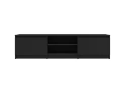 vidaXL TV-Schrank Schwarz 140x40x35,5 cm Holzwerkstoff
