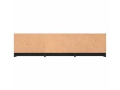 vidaXL TV-Schrank Schwarz 140x40x35,5 cm Holzwerkstoff