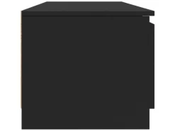 vidaXL TV-Schrank Schwarz 140x40x35,5 cm Holzwerkstoff