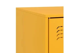 vidaXL TV-Schrank Senfgelb 99x39x44 cm Stahl Modell 3