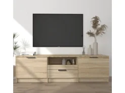 vidaXL TV-Schrank Sonoma-Eiche 140x35x40 cm Holzwerkstoff