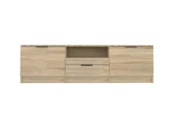 vidaXL TV-Schrank Sonoma-Eiche 140x35x40 cm Holzwerkstoff