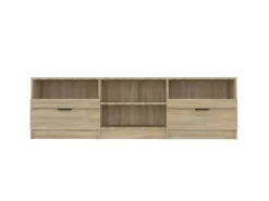 vidaXL TV-Schrank Sonoma-Eiche 150x33,5x45 cm Holzwerkstoff