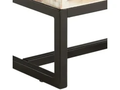 vidaXL TV-Schrank Weiß 140 × 30 × 45 cm Massivholz Akazie