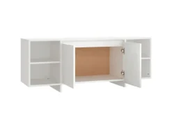 vidaXL TV-Schrank Weiß 130x35x50 cm Holzwerkstoff