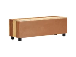 vidaXL TV-Schrank 100x30x33 cm Altholz Massiv