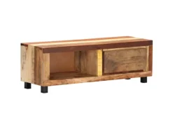 vidaXL TV-Schrank 100x30x33 cm Altholz Massiv