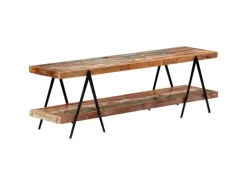 vidaXL TV-Schrank 160x40x50 cm Altholz Massiv