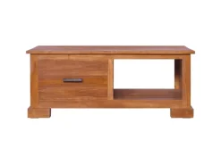 vidaXL TV-Schrank 90x50x37 cm Massivholz Teak