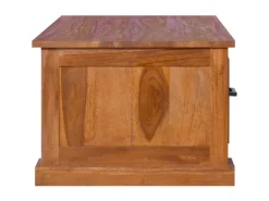 vidaXL TV-Schrank 90x50x37 cm Massivholz Teak
