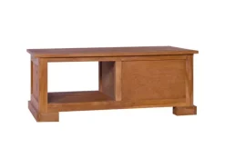 vidaXL TV-Schrank 90x50x37 cm Massivholz Teak