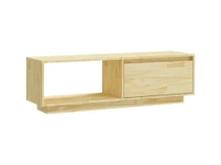 vidaXL TV-Schrank 110x30x33,5 cm Massivholz Kiefür