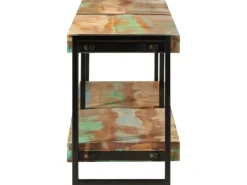 vidaXL TV-Schrank 180x30x40 cm Massives Altholz
