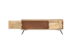 vidaXL TV-Schrank 110x30x40 cm Mango Massivholz