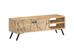 vidaXL TV-Schrank 110x30x40 cm Mango Massivholz