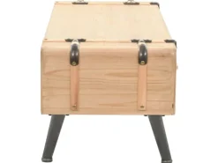 vidaXL TV-Schrank 110x33x35 cm Massivholz Tanne