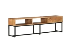 vidaXL TV-Schrank 160x30x45 cm Massivholz Akazie