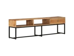 vidaXL TV-Schrank 160x30x45 cm Massivholz Akazie