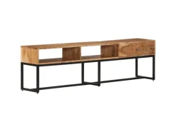 vidaXL TV-Schrank 160x30x45 cm Massivholz Akazie