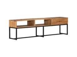 vidaXL TV-Schrank 160x30x45 cm Massivholz Akazie