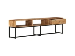 vidaXL TV-Schrank 160x30x45 cm Massivholz Akazie