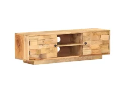 vidaXL TV-Schrank 116x30x35 cm Mango Massivholz
