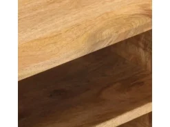 vidaXL TV-Schrank 116x30x35 cm Mango Massivholz