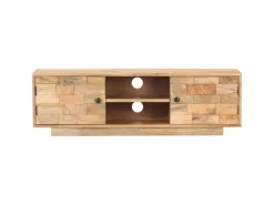 vidaXL TV-Schrank 116x30x35 cm Mango Massivholz