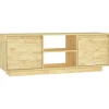 vidaXL TV-Schrank 110x30x40 cm Massivholz Kiefür
