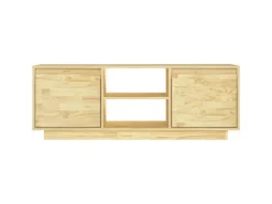 vidaXL TV-Schrank 110x30x40 cm Massivholz Kiefür