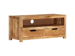 vidaXL TV-Schrank 88x35x40 cm Massivholz Akazie