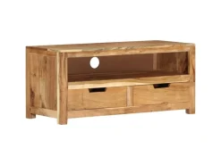 vidaXL TV-Schrank 88x35x40 cm Massivholz Akazie