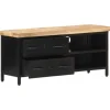 vidaXL TV-Schrank 90x30x41 cm Raues Mangoholz