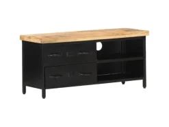 vidaXL TV-Schrank 90x30x41 cm Raues Mangoholz