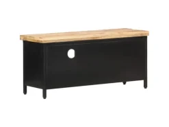 vidaXL TV-Schrank 90x30x41 cm Raues Mangoholz