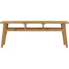 vidaXL TV-Schrank 120x35x45 cm Teak Massivholz