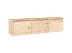 vidaXL TV-Schränke 3 Stk Massivholz Kiefer 3100124