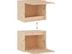 vidaXL TV-Schränke 3 Stk Massivholz Kiefer 3100124