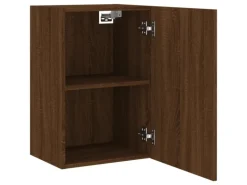 vidaXL TV-Wandschrank Braun Eiche-Optik 40,5x30x60 cm Holzwerkstoff