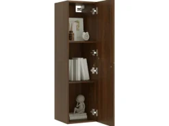 vidaXL TV-Wandschrank Braun Eichen-Optik 30,5x30x110 cm