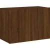 vidaXL TV-Wandschrank Braun Eichen-Optik 60x30x41 cm