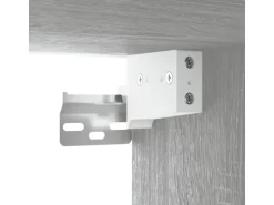 vidaXL TV-Wandschrank Grau Sonoma 100x34,5x40 cm