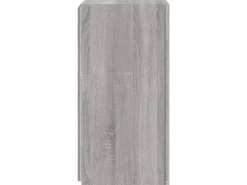 vidaXL TV-Wandschrank mit LED-Leuchten Grau Sonoma 30,5x35x70 cm